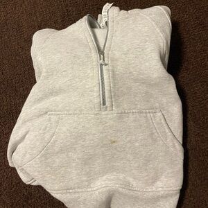 Lululemon Athletica Heather Gray Zip-Up Hoodie